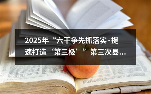 2025年“六干争先抓落实·提速打造‘第三极’”第三次县（市、区）比看活动举行