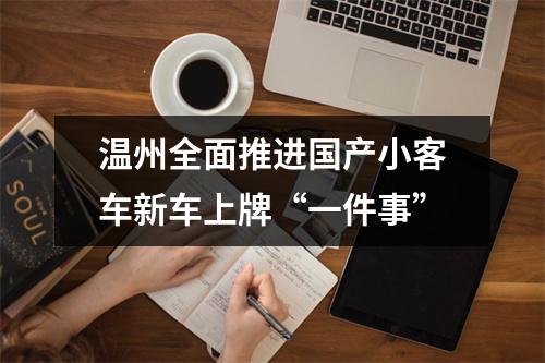 温州全面推进国产小客车新车上牌“一件事”