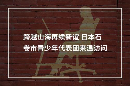 跨越山海再续新谊 日本石卷市青少年代表团来温访问