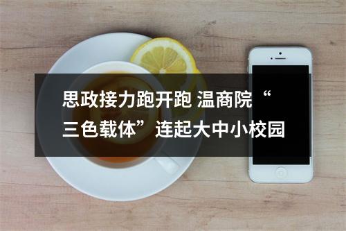 思政接力跑开跑 温商院“三色载体”连起大中小校园