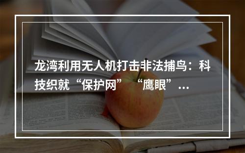 龙湾利用无人机打击非法捕鸟：科技织就“保护网” “鹰眼”巡航护生态