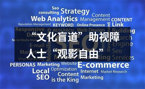 “文化盲道”助视障人士“观影自由”