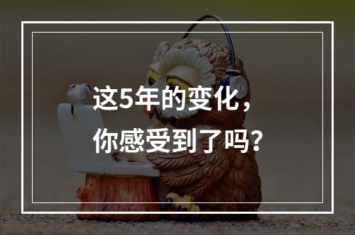 这5年的变化，你感受到了吗？