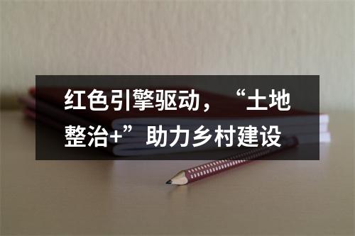 红色引擎驱动，“土地整治+”助力乡村建设