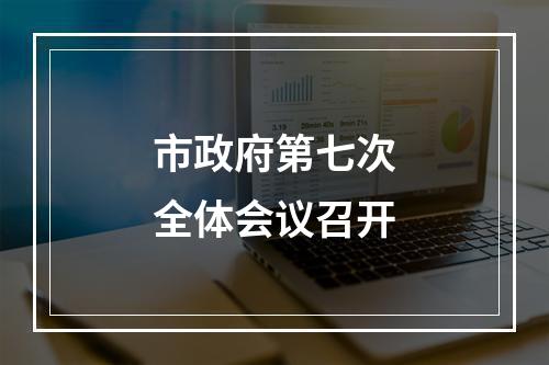 市政府第七次全体会议召开