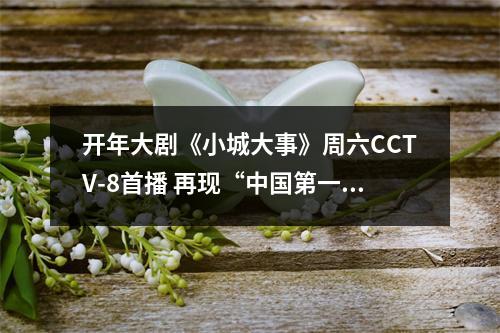开年大剧《小城大事》周六CCTV-8首播 再现“中国第一座农民城”的奋斗历程