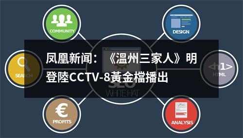 凤凰新闻：《溫州三家人》明登陸CCTV-8黃金檔播出