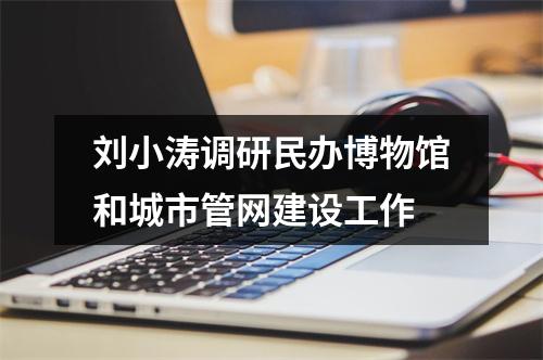 刘小涛调研民办博物馆和城市管网建设工作