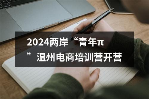 2024两岸“青年π”温州电商培训营开营