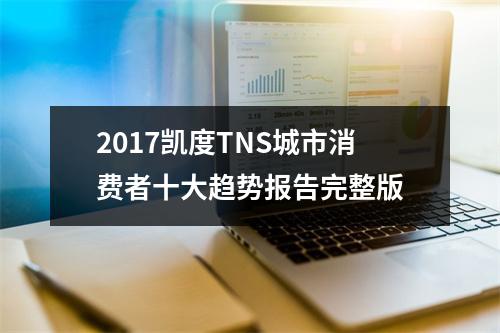 2017凯度TNS城市消费者十大趋势报告完整版