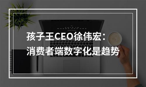 孩子王CEO徐伟宏：消费者端数字化是趋势