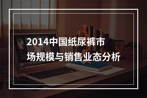 2014中国纸尿裤市场规模与销售业态分析