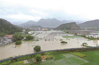 直击暴雨中的苍南 全县总动员防御城镇洪涝灾害