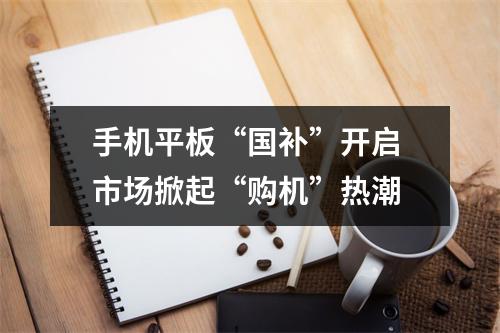 手机平板“国补”开启 市场掀起“购机”热潮