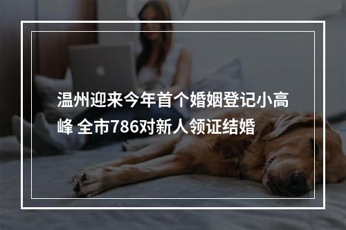 温州迎来今年首个婚姻登记小高峰 全市786对新人领证结婚