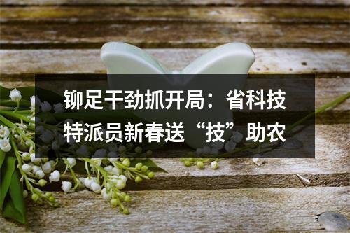 铆足干劲抓开局：省科技特派员新春送“技”助农