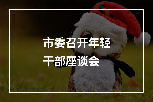 市委召开年轻干部座谈会