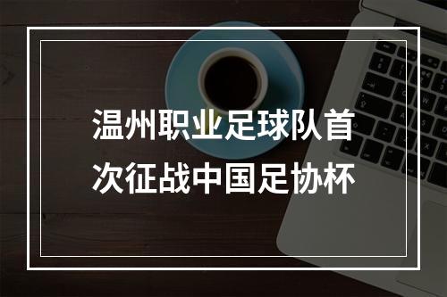 温州职业足球队首次征战中国足协杯