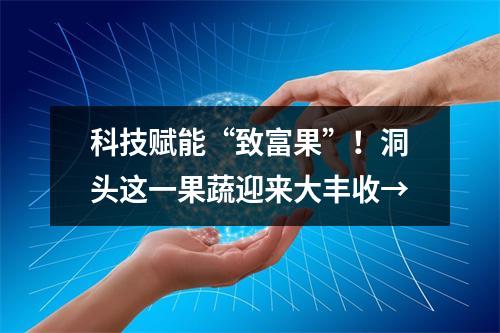 科技赋能“致富果”！洞头这一果蔬迎来大丰收→
