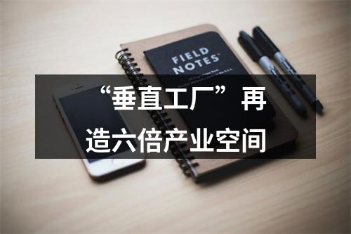 “垂直工厂”再造六倍产业空间
