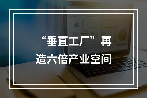 “垂直工厂”再造六倍产业空间
