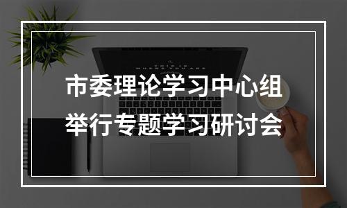 市委理论学习中心组举行专题学习研讨会