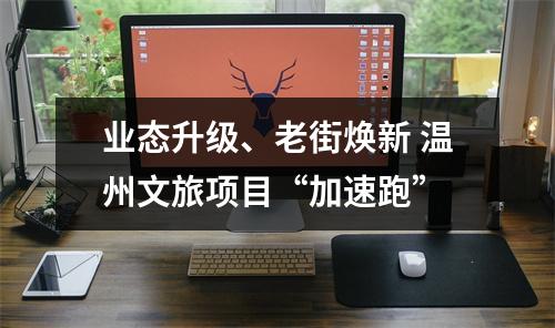 业态升级、老街焕新 温州文旅项目“加速跑”