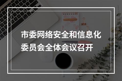 市委网络安全和信息化委员会全体会议召开