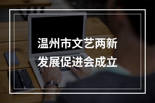 温州市文艺两新发展促进会成立