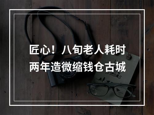 匠心！八旬老人耗时两年造微缩钱仓古城