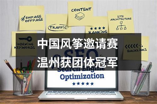 中国风筝邀请赛 温州获团体冠军