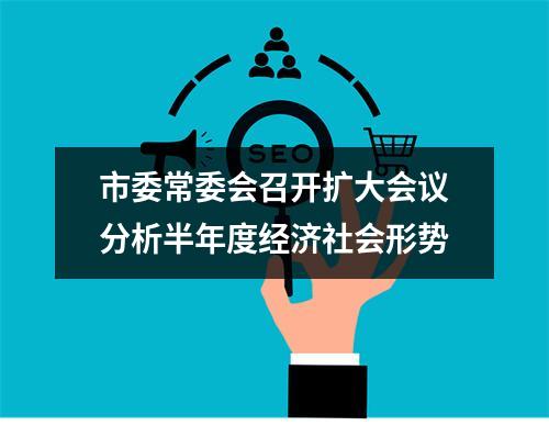 市委常委会召开扩大会议分析半年度经济社会形势