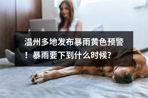 温州多地发布暴雨黄色预警！暴雨要下到什么时候？