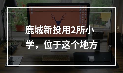 鹿城新投用2所小学，位于这个地方