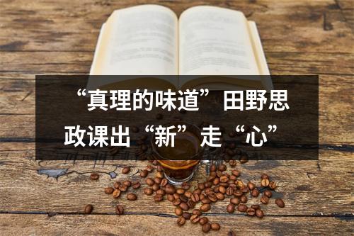 “真理的味道”田野思政课出“新”走“心”