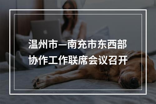 温州市—南充市东西部协作工作联席会议召开