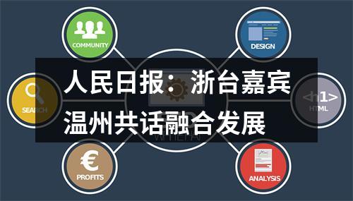 人民日报：浙台嘉宾温州共话融合发展
