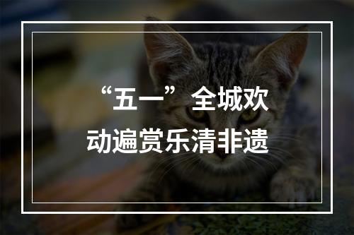 “五一”全城欢动遍赏乐清非遗