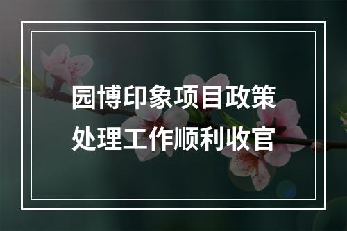 园博印象项目政策处理工作顺利收官