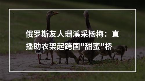 俄罗斯友人珊溪采杨梅：直播助农架起跨国