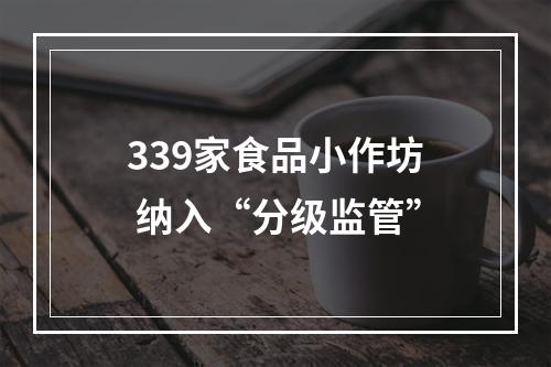339家食品小作坊 纳入“分级监管”