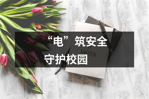 “电”筑安全 守护校园