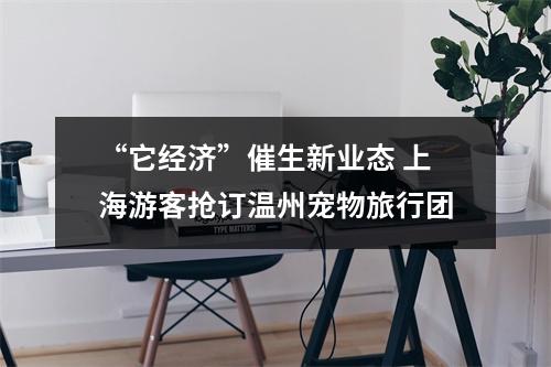 “它经济”催生新业态 上海游客抢订温州宠物旅行团