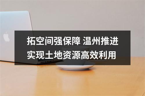 拓空间强保障 温州推进实现土地资源高效利用