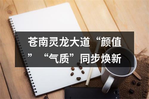 苍南灵龙大道“颜值”“气质”同步焕新