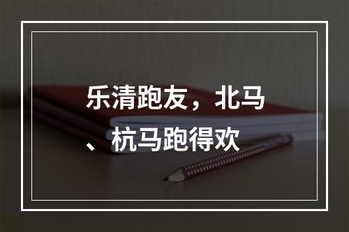乐清跑友，北马、杭马跑得欢