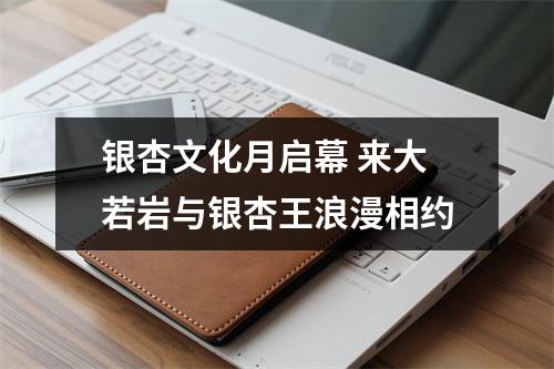 银杏文化月启幕 来大若岩与银杏王浪漫相约