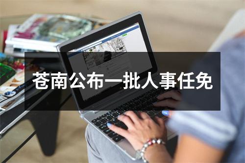 苍南公布一批人事任免