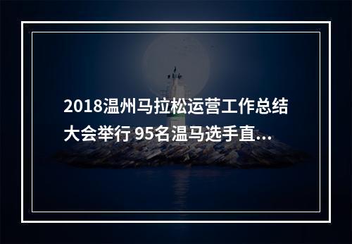 2018温州马拉松运营工作总结大会举行 95名温马选手直通2019杭马