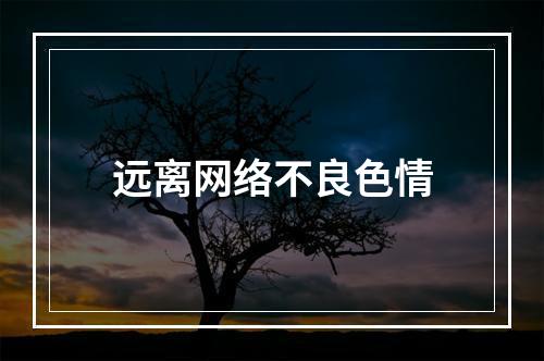 远离网络不良色情